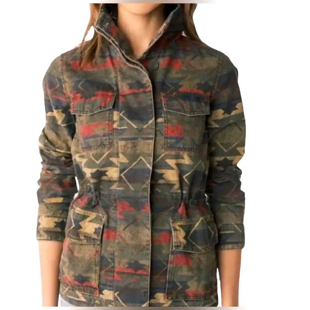 Ecote Multicolor Utility Jacket - Picture 1 of 8